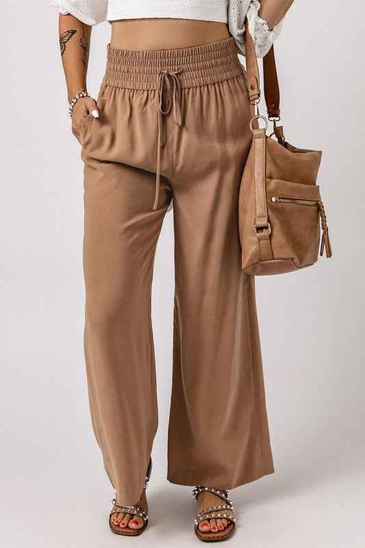 Kenzie Drawstring Elastic Waist Casual Wide Leg Pa 9e873d90-b345-43cf-986b-d6fdd0b41d42