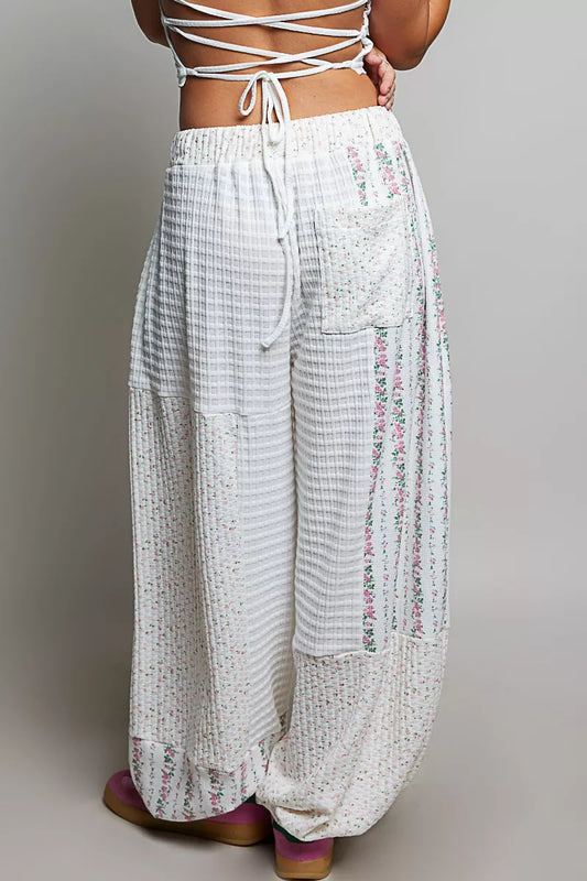 Patchwork Mixed Knit Wide Leg Pants 9eafb998-d8ed-4951-968b-ab51daf073a5-Max-Origin