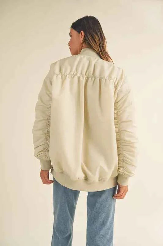 MABLE Back Ruched Utiltiy Bomber Jacket 9eb715b063104a8ab91282cb1146d236-Max-Origin