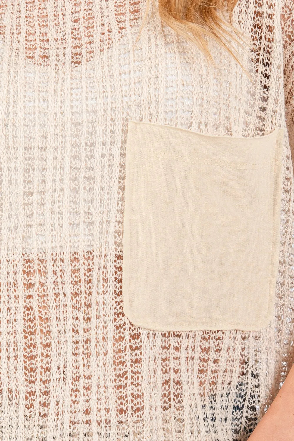 Ces Femme See Through Crochet Mock Neck Cover Up 9ec8270d-90d2-41bc-a4d2-9811b9d6a981-Max