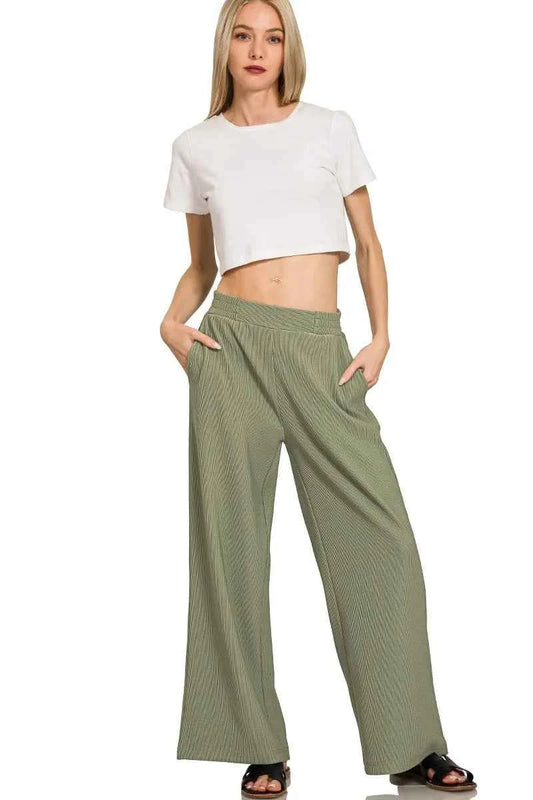 Ribbed High Neck Half Zip Pullover & Pants Set 9ecf8c8848fb4eff8122a217f5449aa1-Max-Origin