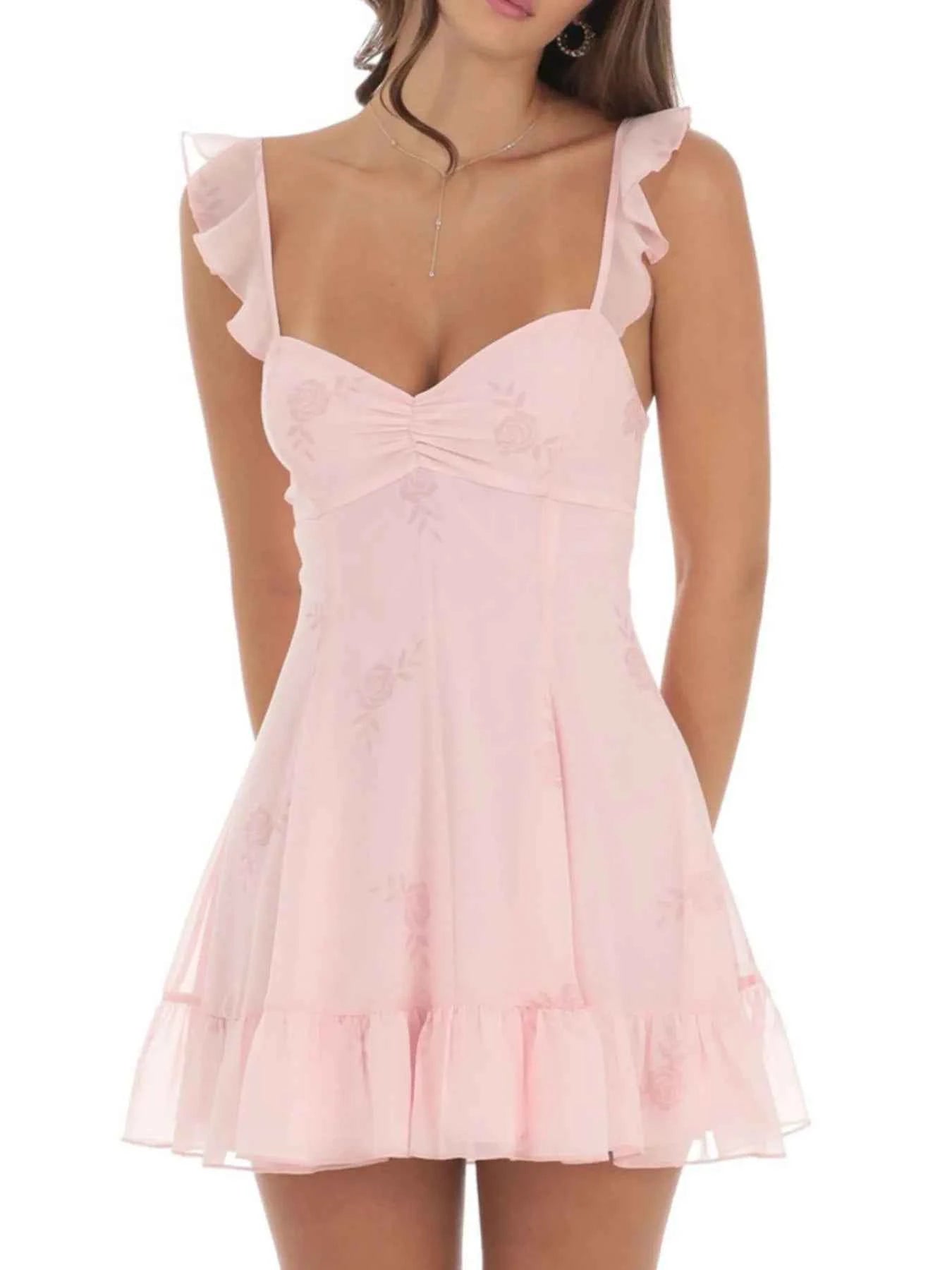 Floral Sweetheart Ruffled Cami Mini Dress 9edd121d-e536-44d8-bc2c-f6c74407ea42-Max-Origin