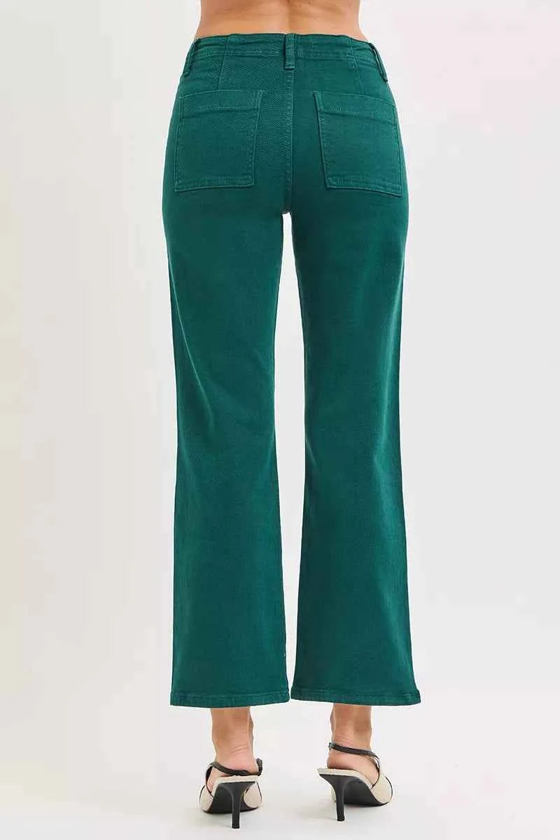 RISEN High Rise Ankle Flare Patch Pocket Jeans 9edda620-f693-47f2-8c0d-22e1e0c6aea8-Max-Origin