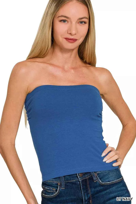 Zenana Cotton Tube Built-in Bra Top LT NAVY 9eed8bd1ac9d49d2a0d9ecd32a3211df-Max-Origin