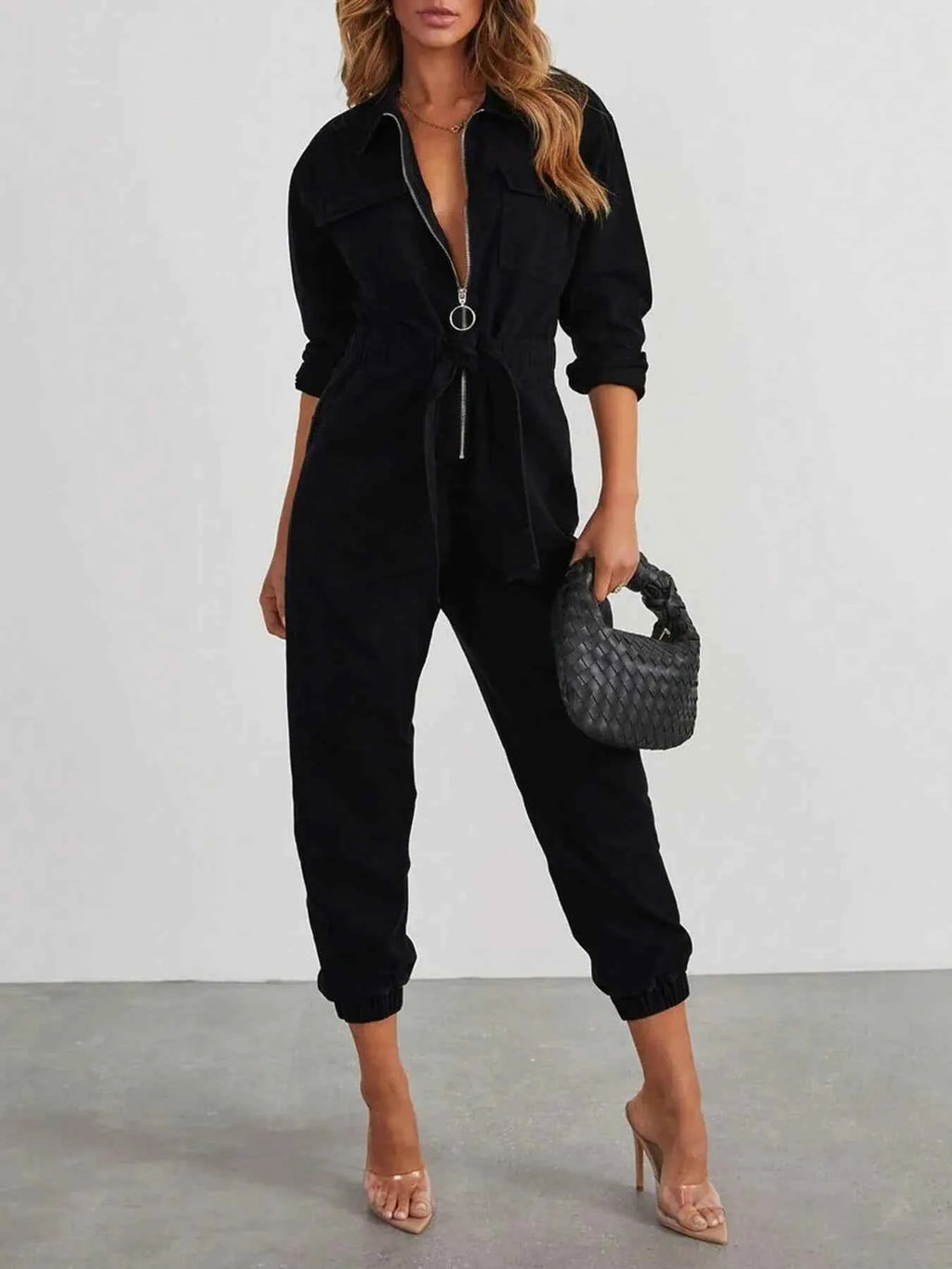 Zip Front Long Sleeve Jumpsuit 9ef58c849b2046dfa1b08afcc5b2c806-Max-Origin