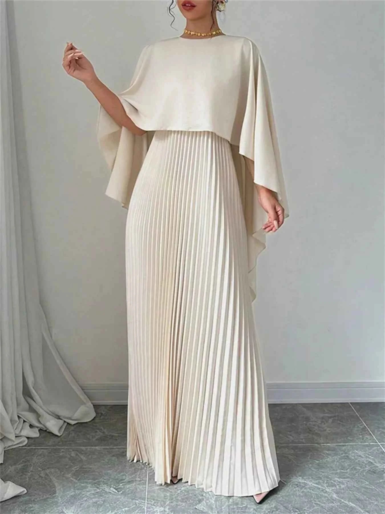 Cape Pleated Maxi Dress 9f064aa5bd85417fa3eee917a7ba1cf3-Max-Origin