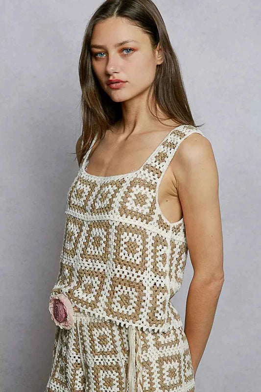 Openwork Square Neck Cropped Crochet Tank with Granny Square Weave 9f0bdff3-eadb-4273-9c58-3af70fcd52ba-Max-Origin