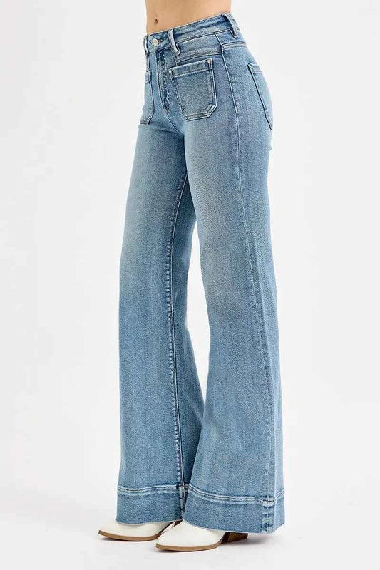 Full Size High Rise Wide Flare Patch Pocket Jeans Plus Size 9f486bbf3bc44e4191b334cb2892d216-Max-Origin