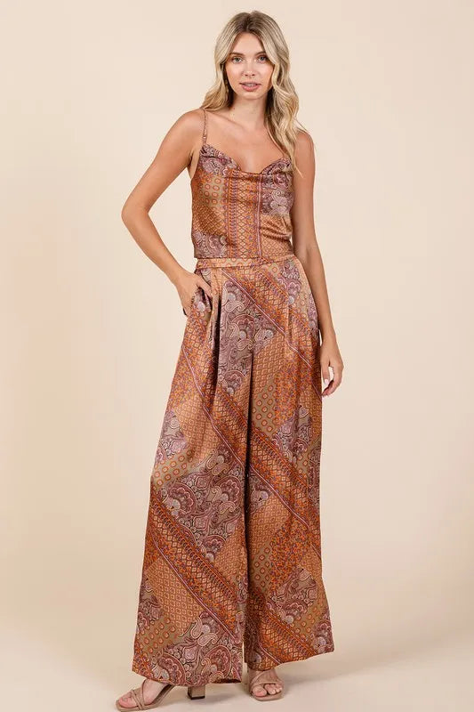 Mittoshop Paisley Patchwork Print Satin Cowl Neck Crop Cami 9f731355-de37-40cb-b660-ef090b145a11-Max
