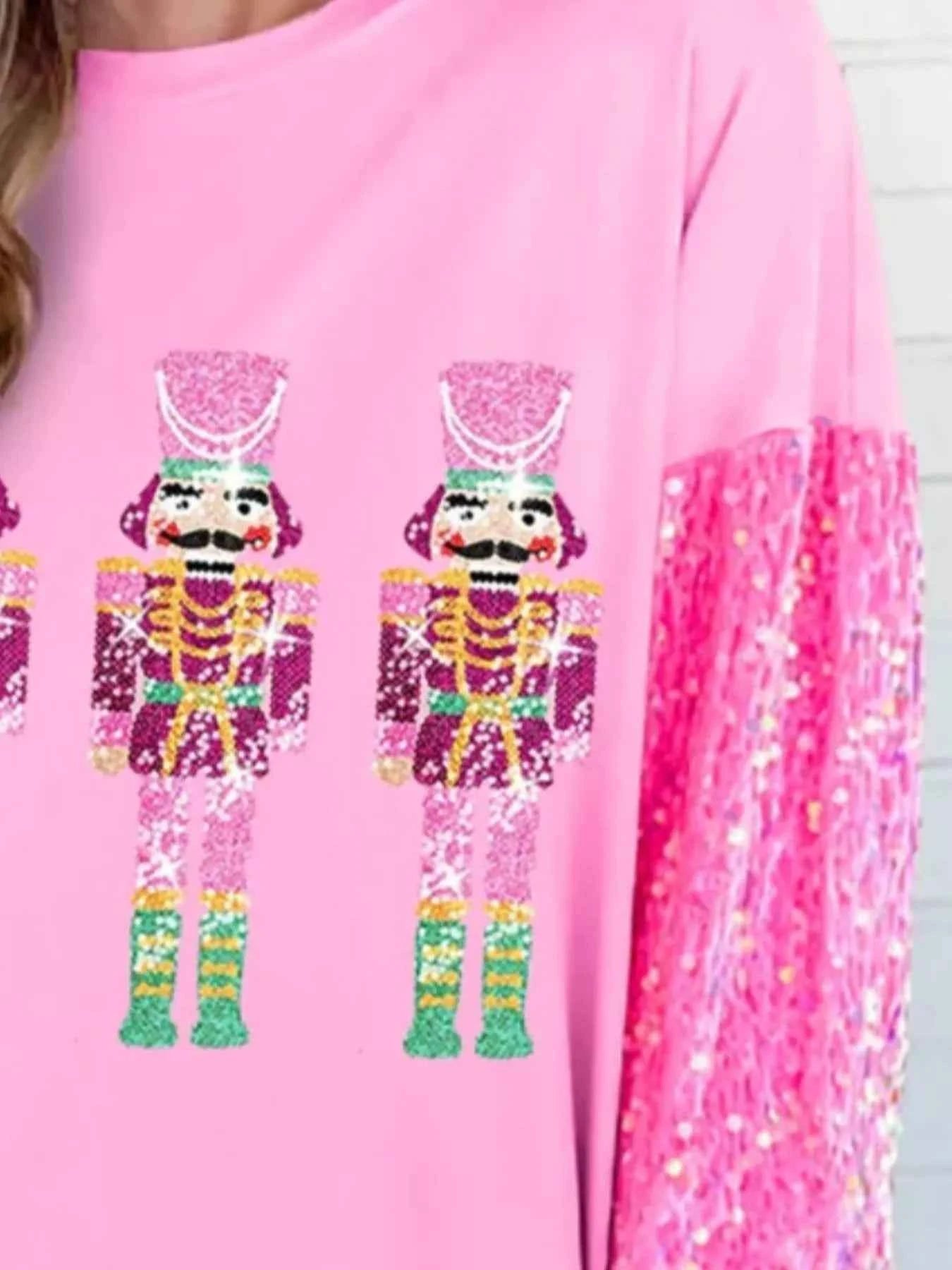 Christmas Theme Sequin Long Sleeve Sweatshirt 9f8648b3-cd4e-424e-9049-a32199950227-Max-Origin