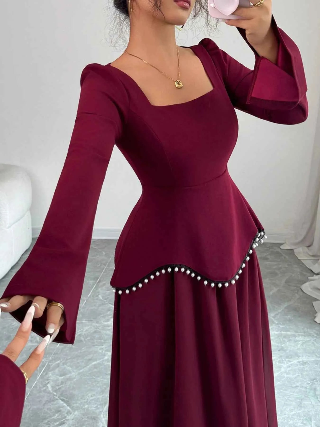 Square Neck Long Sleeve Maxi Dress 9f97caf4-95f0-4dbb-8c68-ffe8b519eae0-Max-Origin