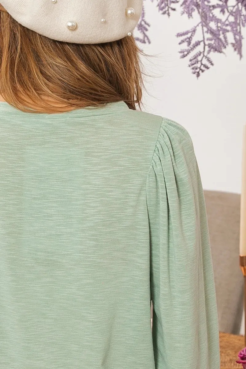 BiBi Slub Terry Puff Shoulder Sweatshirt 9f9840c1d4b64ee2af3a9cb7164d83a5-Max-Origin