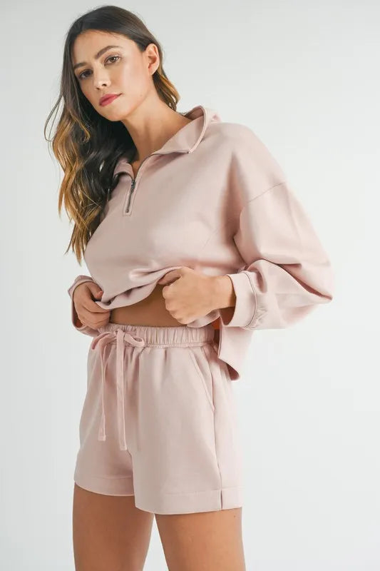 Half Zip Sweatshirt and Shorts Set 9fbefc7cb50d4688a38b1e6aff8f43e8-Max-Origin