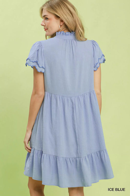 Scallop Flutter Sleeve Tiered Mini Dress 9fe3a989-d852-4edd-aecd-2f28974ae358-Max-Origin