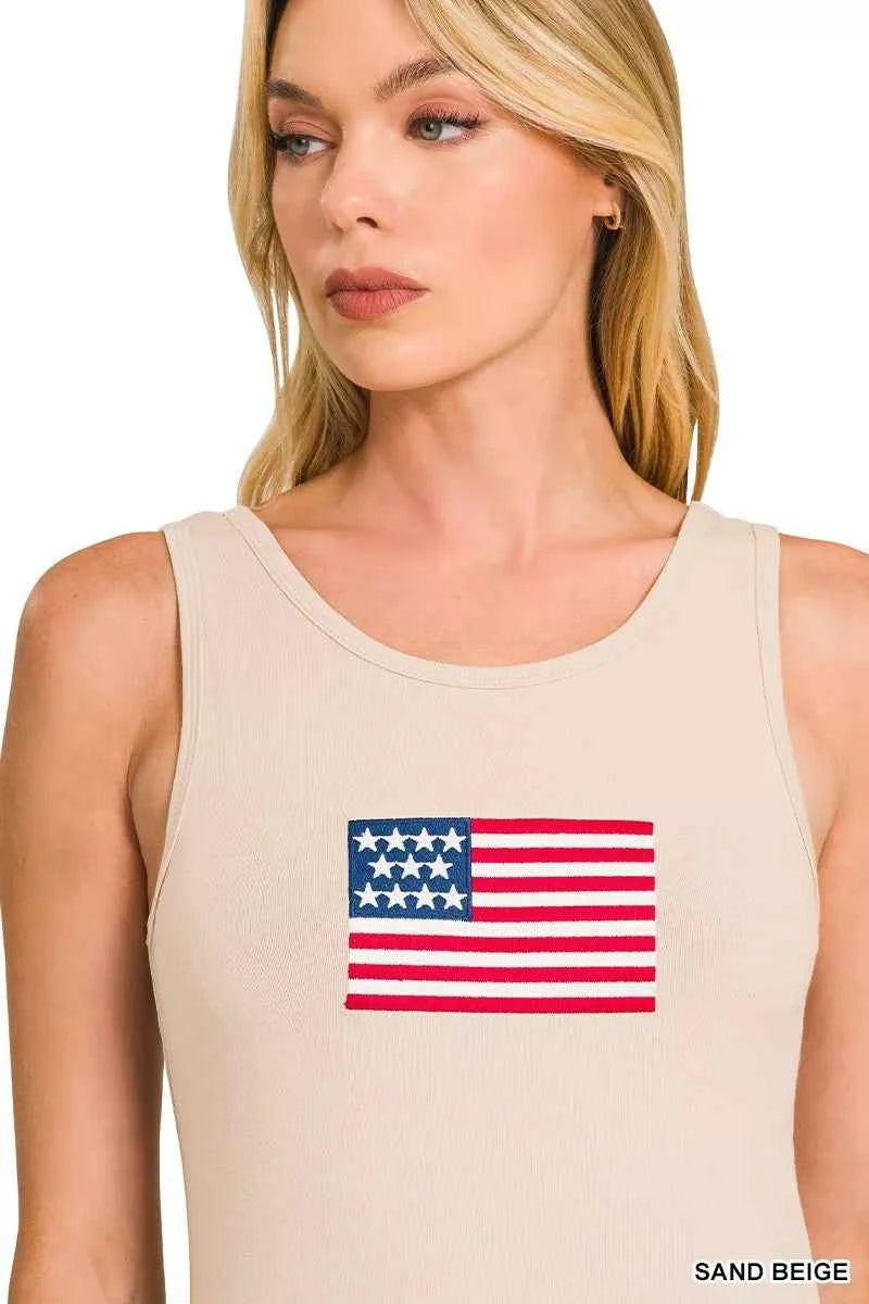 Zenana Double Scoop American Flag Embroidered Tank Top 9ffdd5377c884ab78f7e94af0d5f9a19-Max-Origin