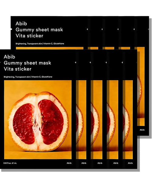 Abib Gummy Sheet Mask Vita Sticker 27ml X 10ea Abib_Gummy_Sheet_Mask_Vita_Sticker_27ml_X_10ea_page1