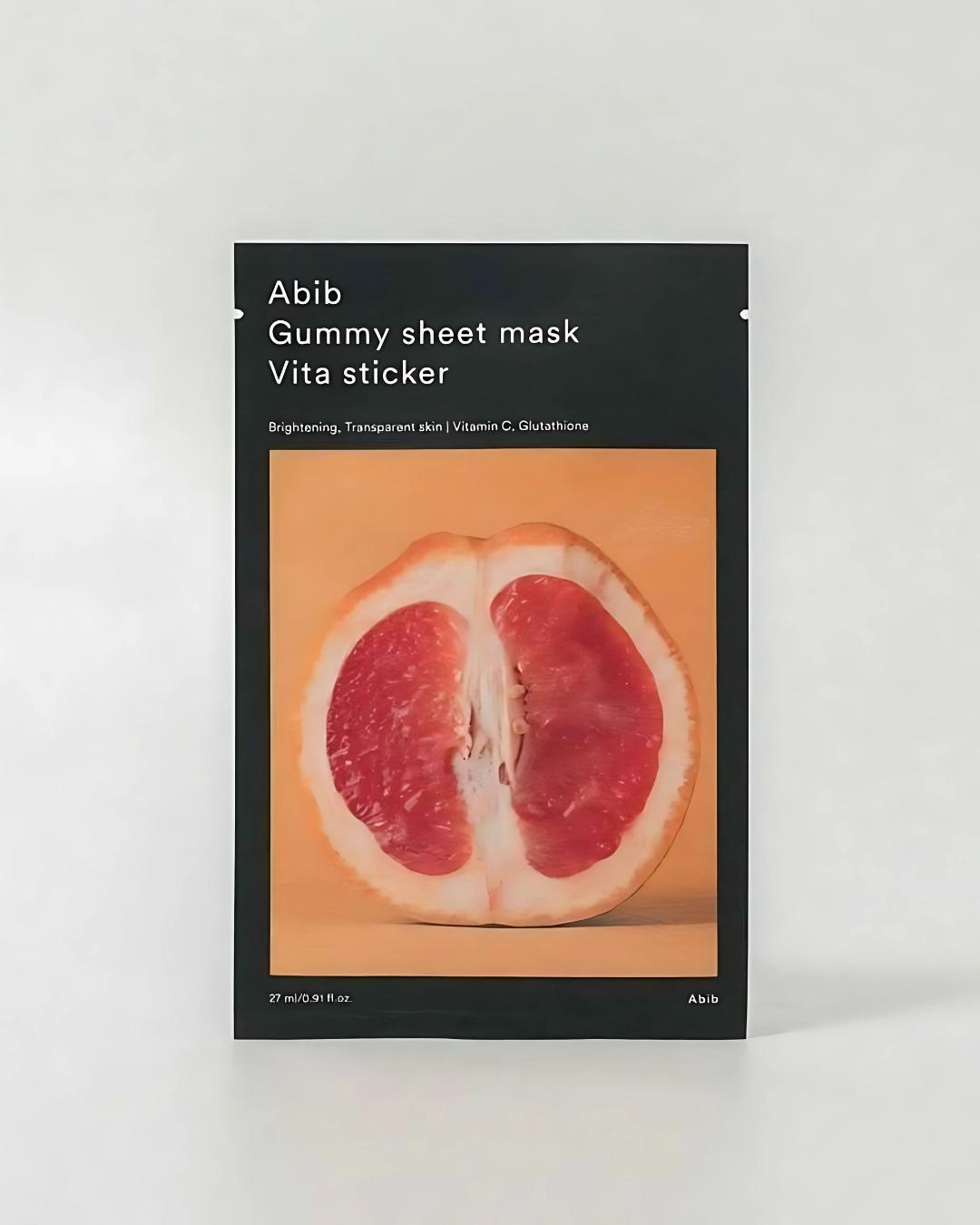 Abib Gummy Sheet Mask Vita Sticker 27ml X 10ea Abib_Gummy_Sheet_Mask_Vita_Sticker_27ml_X_10ea_page2