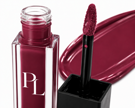 Matte Lip Stain - Dark Cherry Berryglosswithapplicatorclose-up