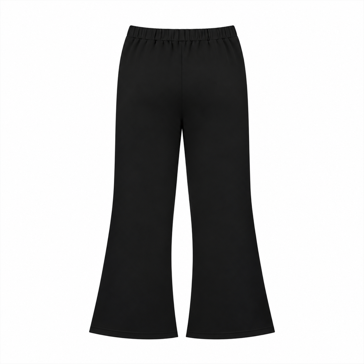 Women's Slim-Fit Flared Sweatpants Black BlackHigh-WaistedFlarePants