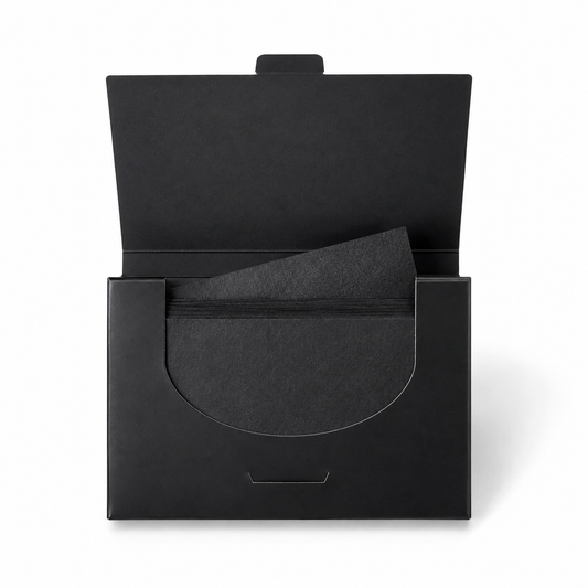 Touch-up Blotting Papers BlackMinimalistDispenserBox