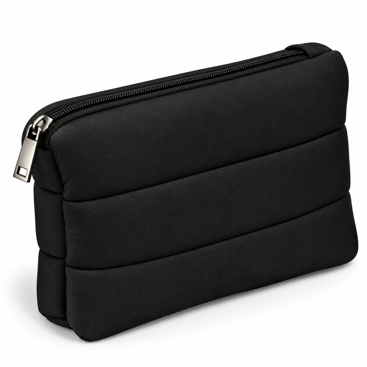 Makeup Bag - Black BlackQuiltedZipperPouch_221535bf-3d0e-41a4-bbc1-1c5a334cacbe