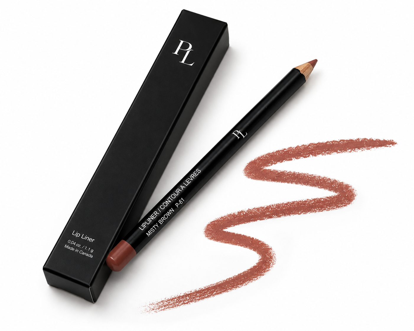Lip Liner - Misty Brown Blackliplinerandsleekpackaging
