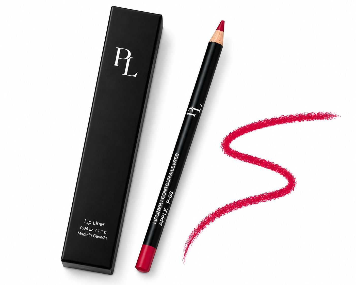 Lip Liner - Apple Blackliplinerpencilandswatch