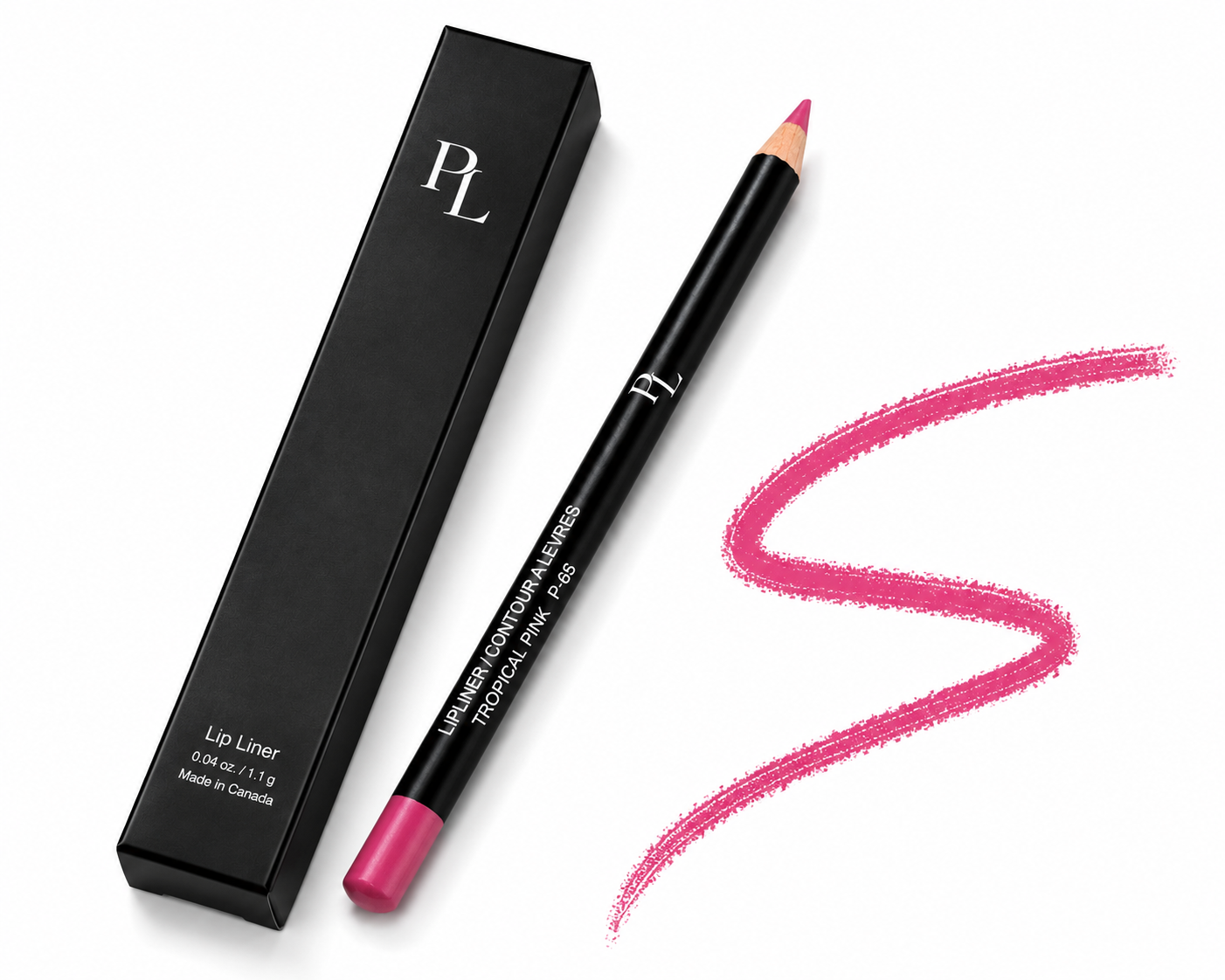 Lip Liner - Tropical Pink Blackliplinerwithpinkaccent