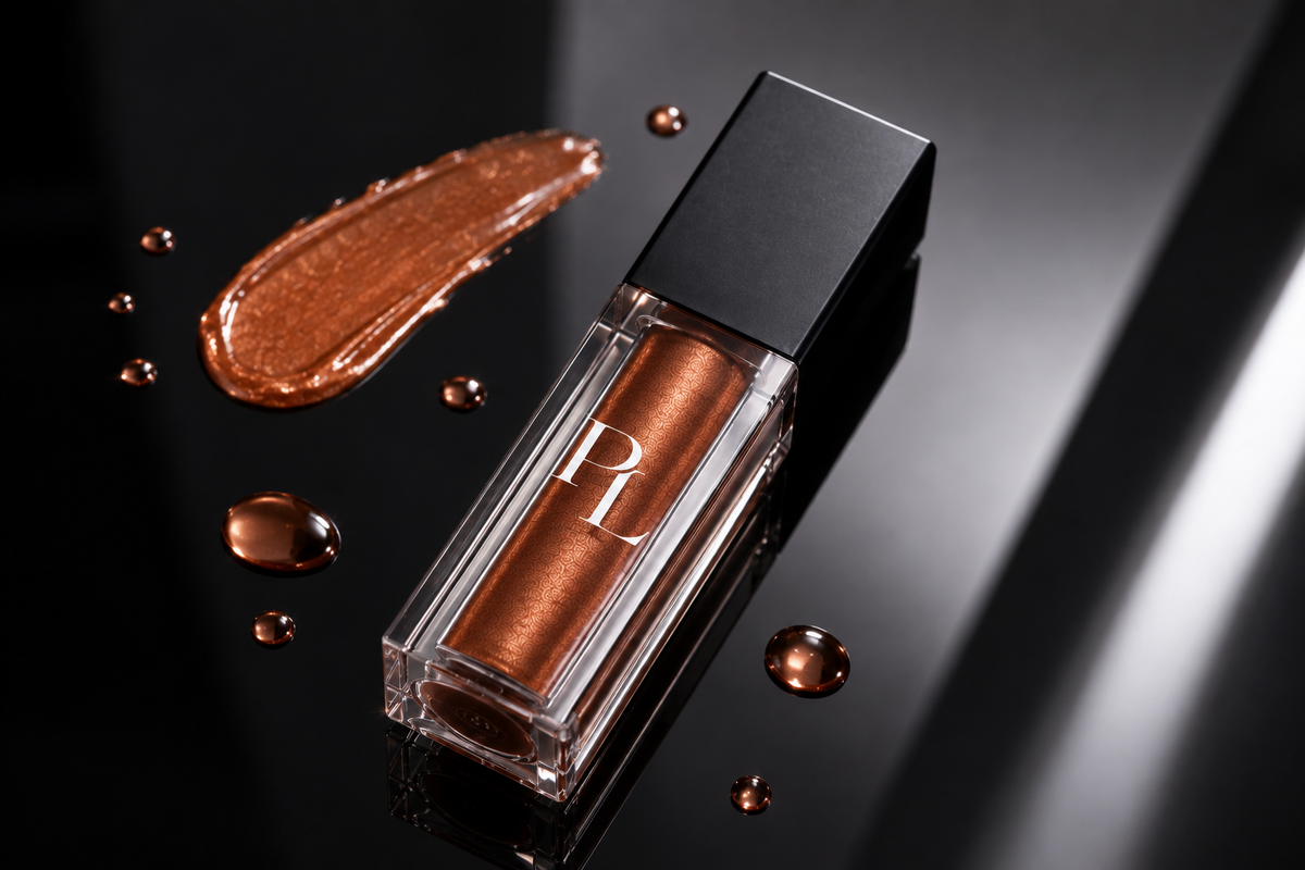 Liquid Shimmer - Gatsby Coppershimmerglosstubewithreflectivedroplets