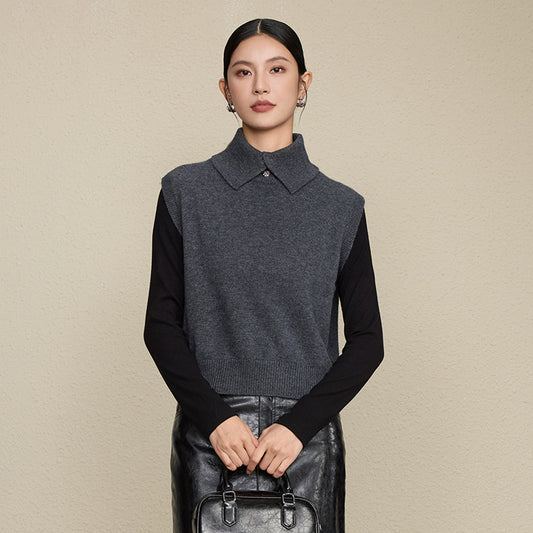 The Sculpted Cashmere-Wool Polo Vest D2C59F93B9F4DE32CE3BDABEEC09E739_89fb7de9-862d-4f0e-bb69-94f55c637e58