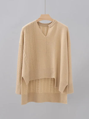 The Cashmere V-Neck Button-Front Cardigan Apricot D6569BC2F090008C6867DB9989AFB9EE_457d1d95-189a-4aef-8156-22b47f60cde2