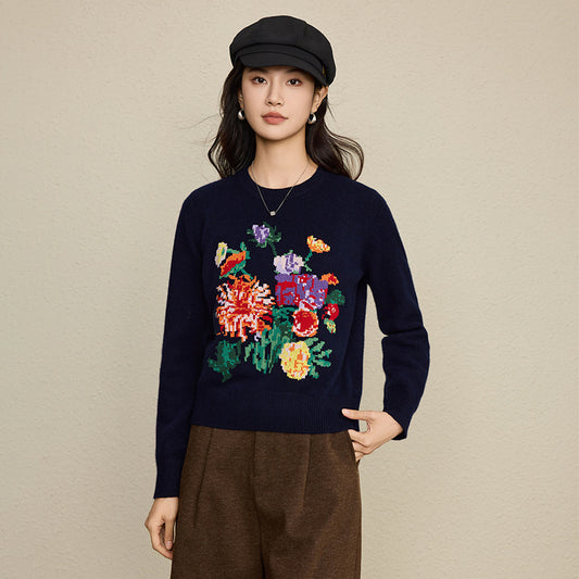 The Peony Embroidered Wool Sweater D7B80EFE8F834F6EF8F50157E92D6E1B_2a4845cc-7325-4b82-8b20-6b06d2015dea