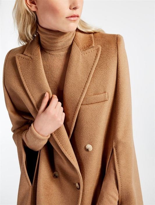 Oversized Double-Faced Wool Wrap Coat