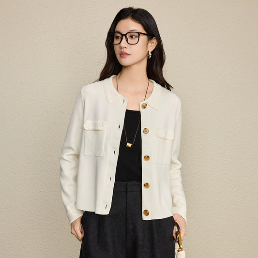 The French-Inspired Crochet-Detail Polo Cardigan DC51AE192DA4E5AA567453047928DB86_c367a81e-148e-4478-8acf-0dfadfff95c0