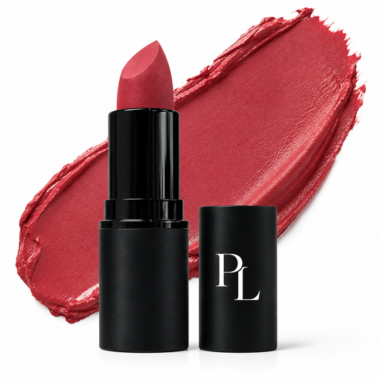 Matte Lipstick - Poison Apple DustyRoseLipstickandSwatch