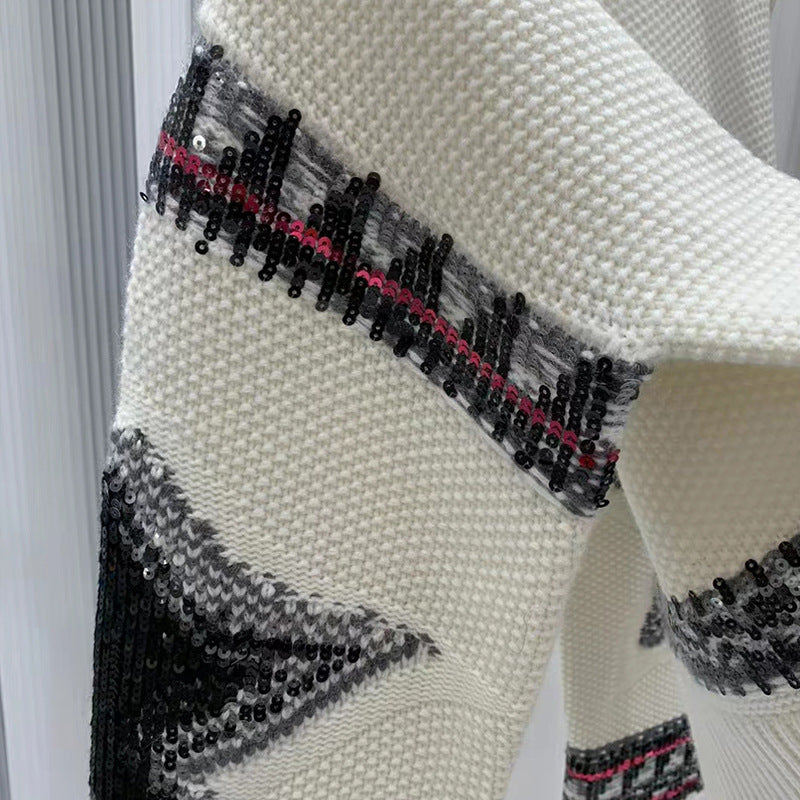 The Sequin-Embellished Cashmere Sweater E224C9C00369EE7C8D884637F91F5A53
