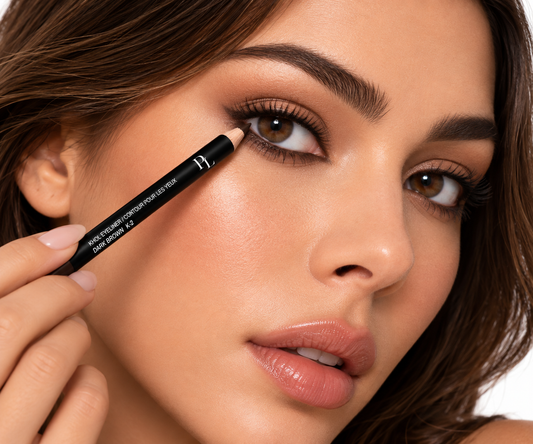 Khol Eyeliner - Dark Brown EditorialBrownEyelinerBeautyClose-Up