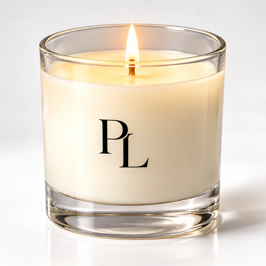 Scented Candle - Sandalwood + Tobacco ElegantPLMonogramCandle