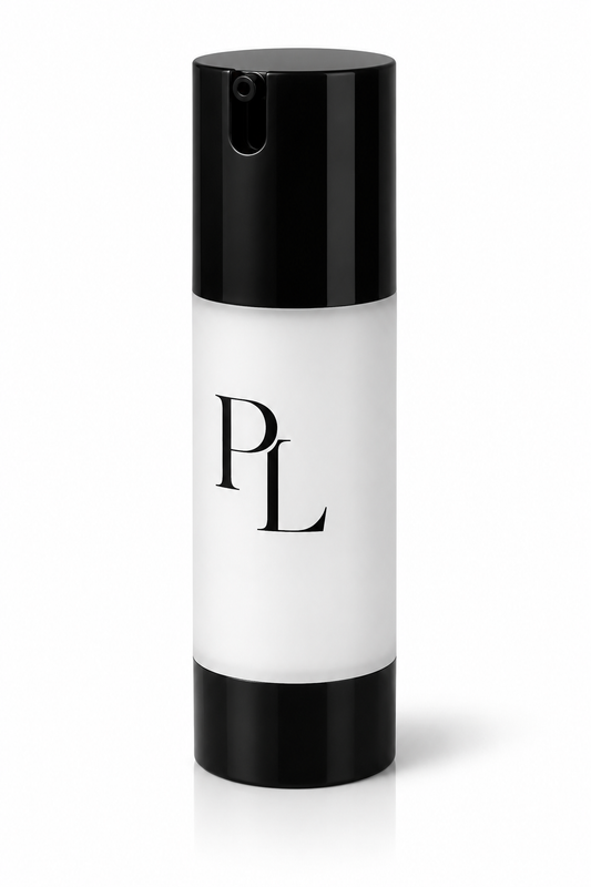 Soothing Moisturizer | Lightweight Daily Hydration Cream Elegant_monochrome_skincare_bottle_design