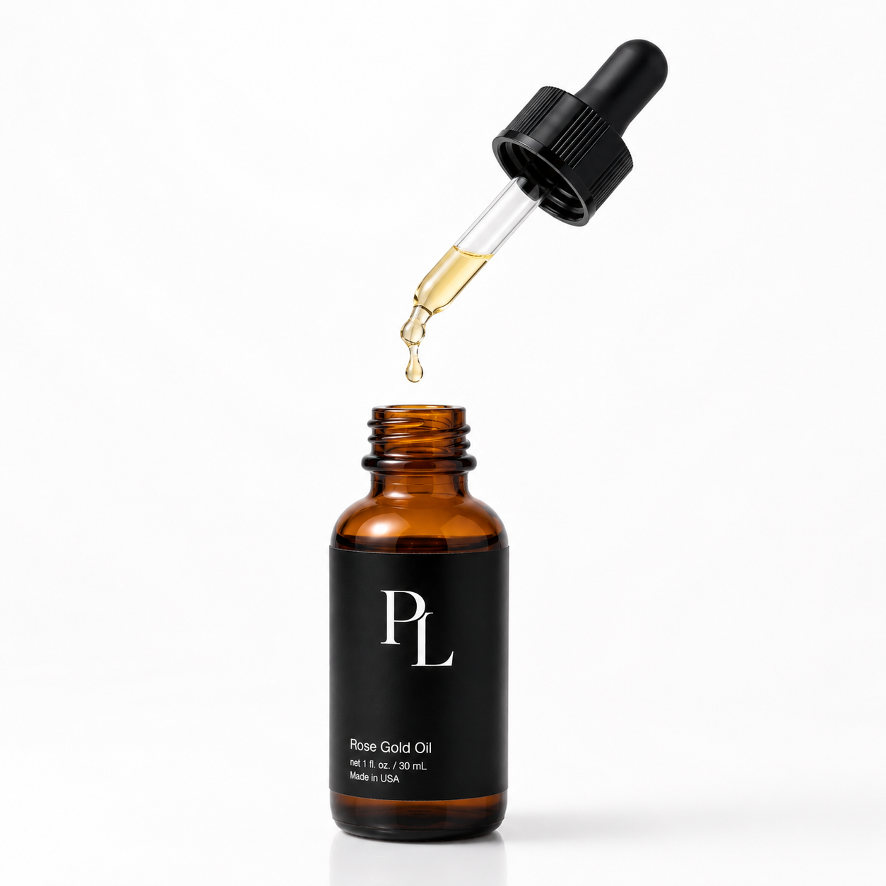 Radiance Face Oil | Rosehip & Moringa Facial Oil Elegantamberbottlewithdropperpipette