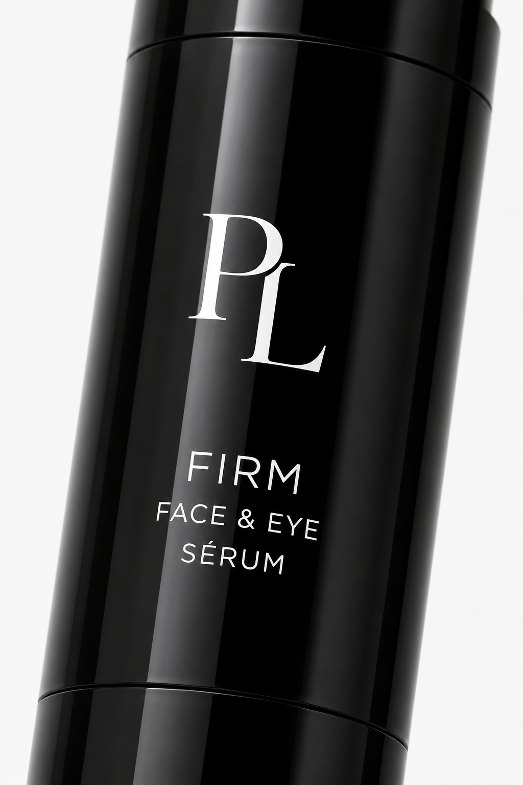 Firming Eye Serum | Peptide & Cucumber Eye Serum Elegantblackserumbottleclose-up