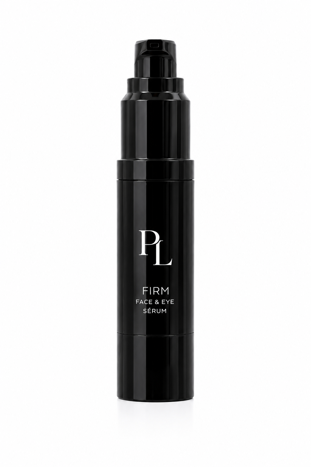 Firming Eye Serum | Peptide & Cucumber Eye Serum Elegantblackserumbottleshowcase