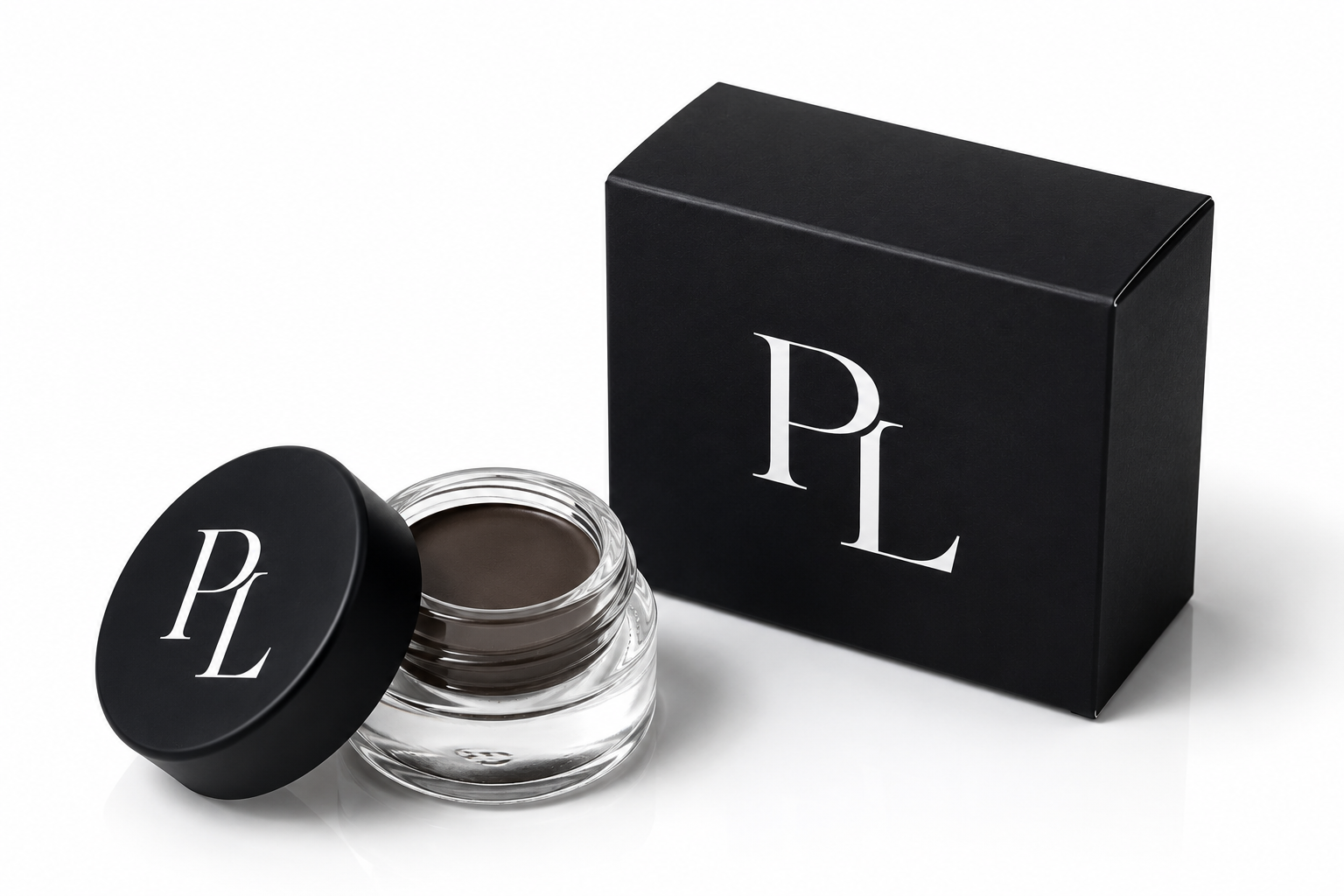 Brow Pomade - Deep Brown Elegantbrowpomadeandpackagingstilllife