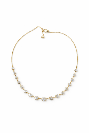Ariella Cz Necklace Elegantgoldnecklacewithcubiczirconia