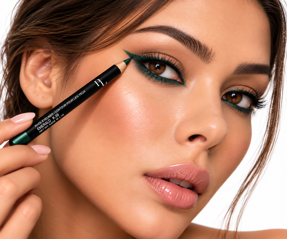 Khol Eyeliner - Emerald EmeraldWingedEyelinerBeautyShot