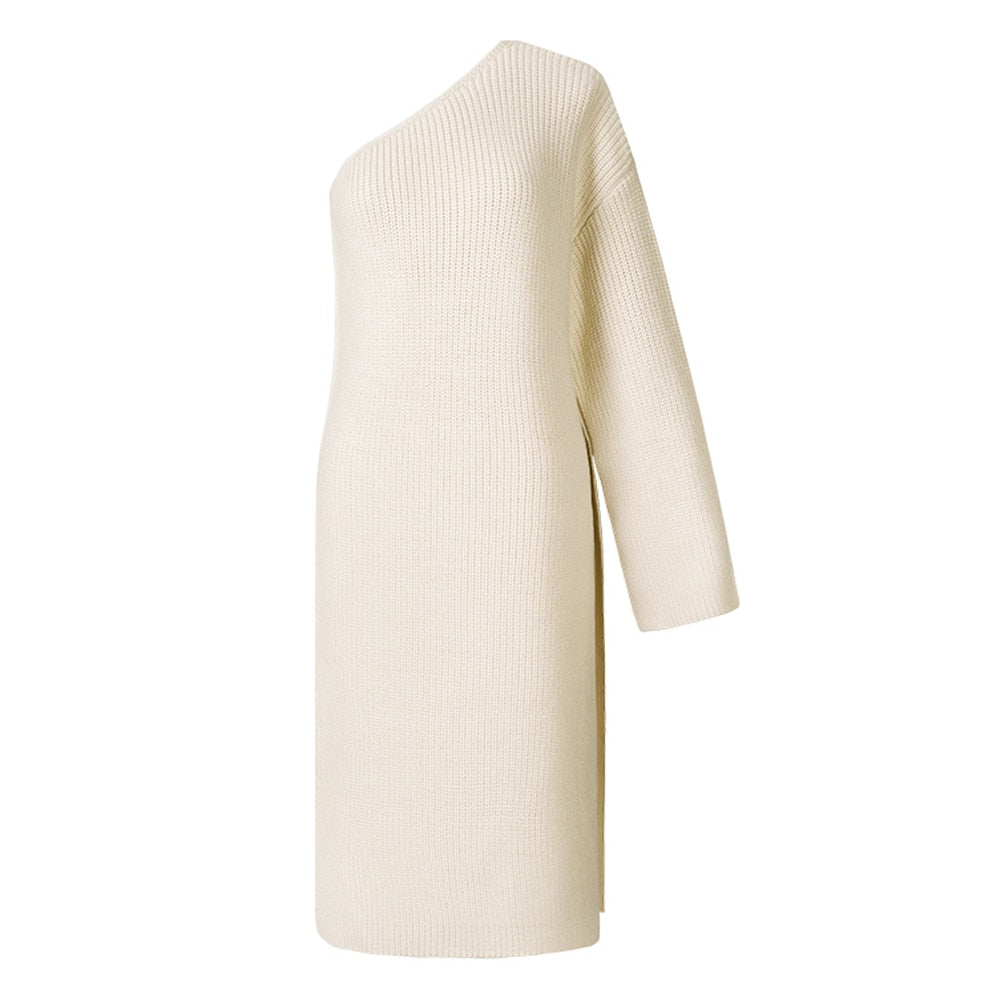 The Asymmetric One-Shoulder Wool Knit Cream color F14B323A525B5E707EE151EB88DABB60_749111bb-7c9b-46ff-ac13-2b68c16a7e81