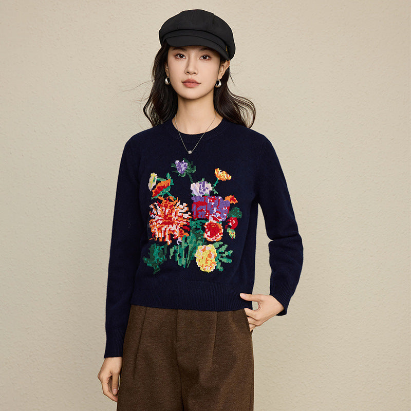 The Peony Embroidered Wool Sweater Black F2D5F98630FCD1E175940A71C98BA766_247b9c3b-20f3-4a47-aca7-eb23c0576821
