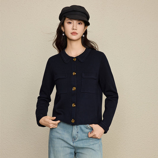 The French-Inspired Crochet-Detail Polo Cardigan F2E33906401DE1E1A40E533793FE8498_453bae02-3ed6-43fa-931e-a80c5319655b
