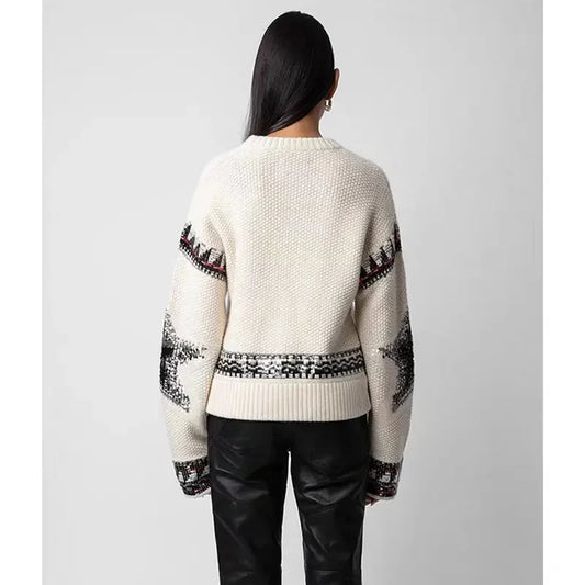 The Sequin-Embellished Cashmere Sweater FEF12104351D43DBC74A1E4D10D7E97D