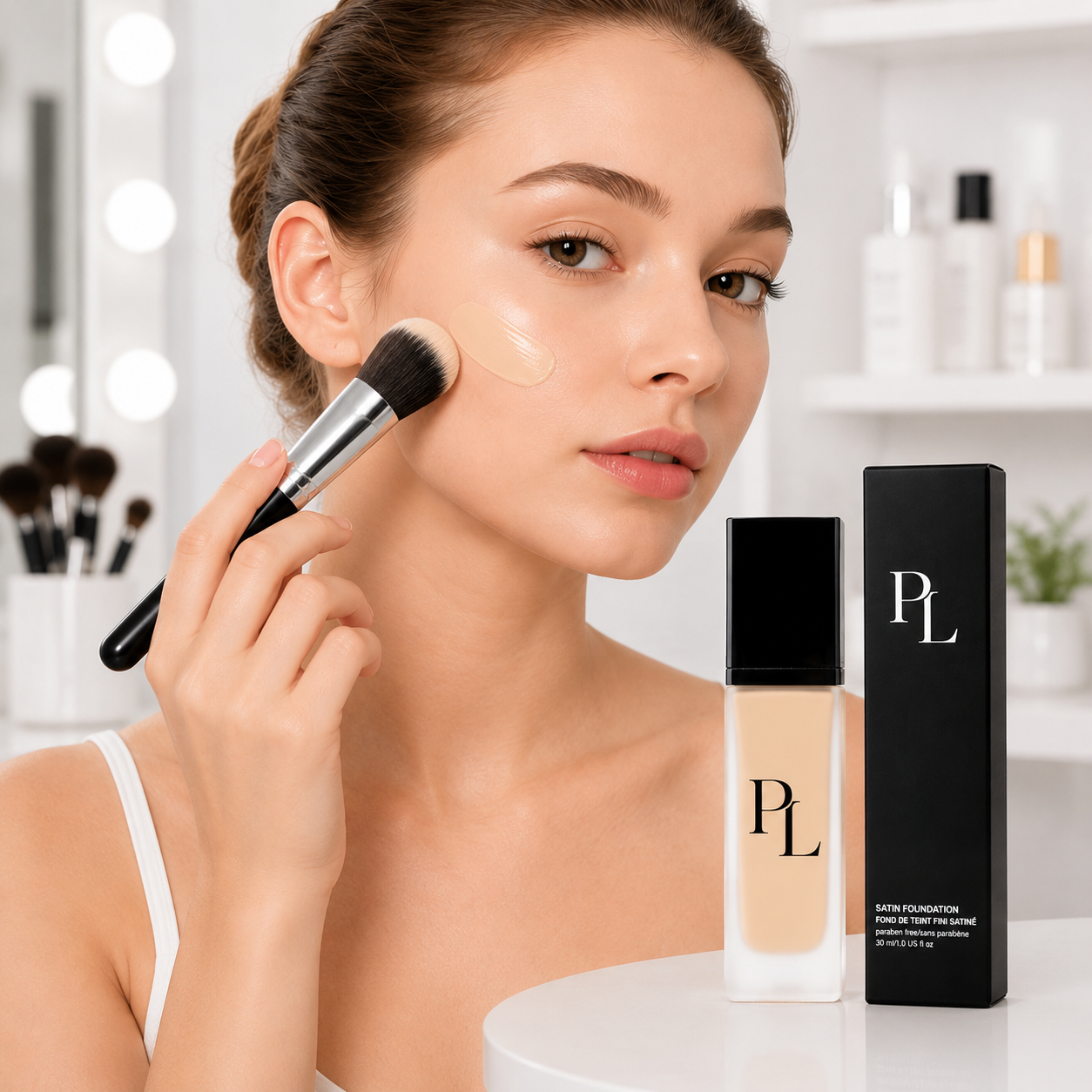 Foundation - Seashell Flawlessapplicationwithsatinfoundation